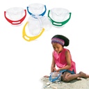 TRANSPARENT BUCKETS, SET OF 4