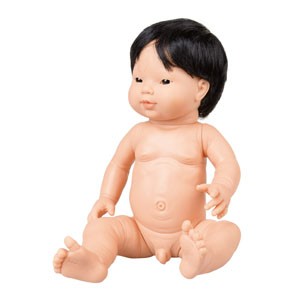 ASIAN BOY DOLL, 42 CM