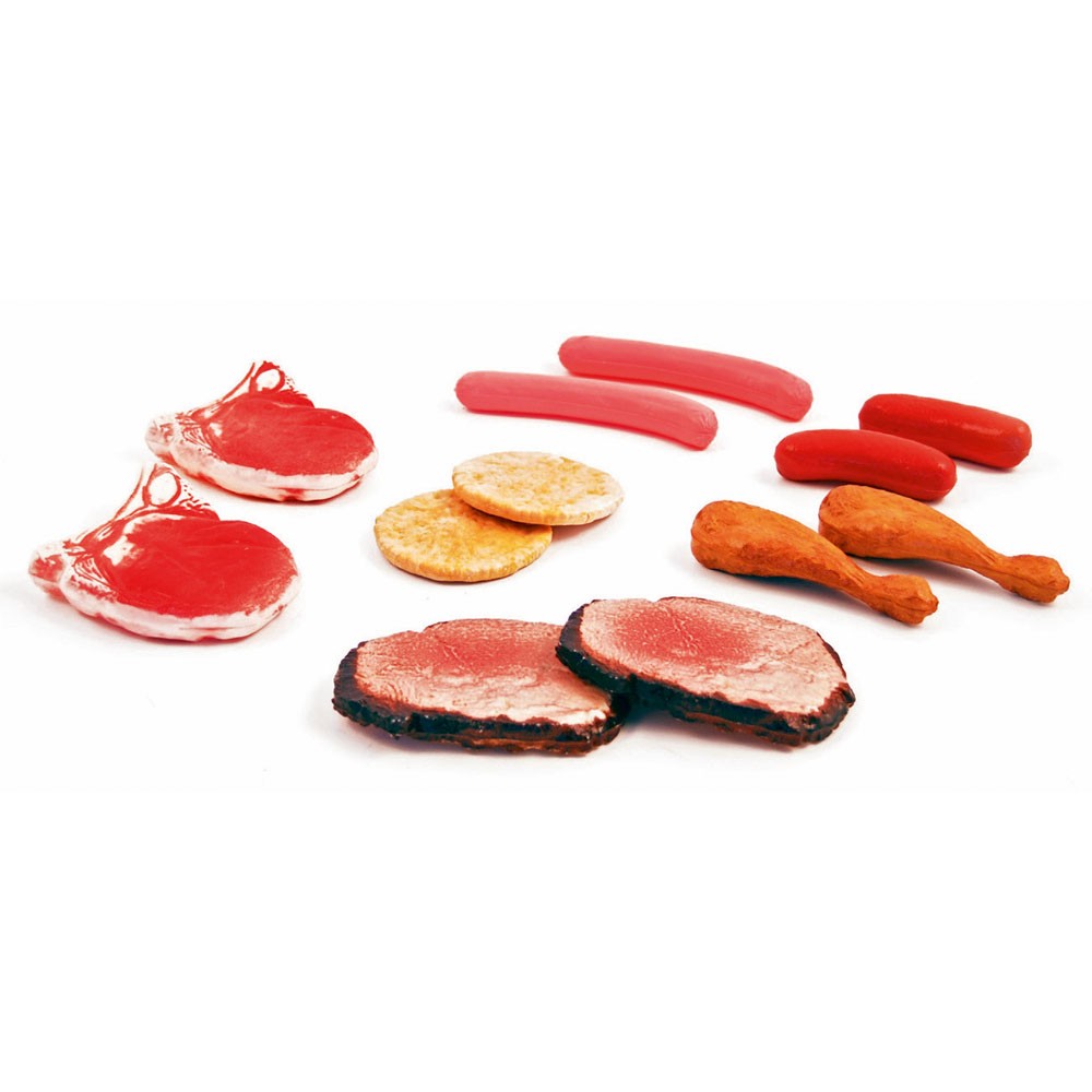 LES VIANDES, LOT DE 6