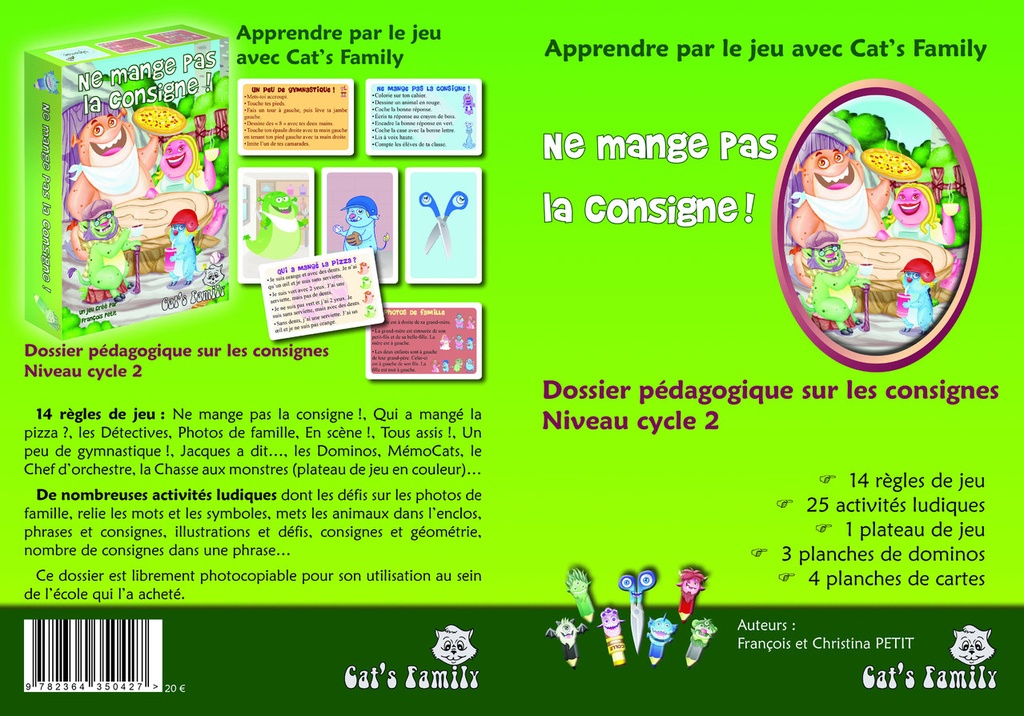 CAT F. DOSSIER CONSIGNES CYCLE 2
