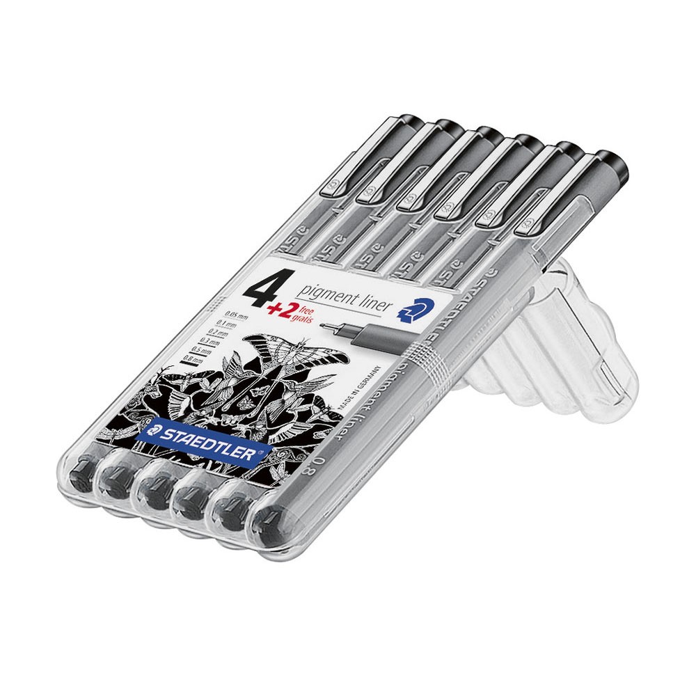 FEUTRES FINELINER CALIBRES, ÉTUI DE 6