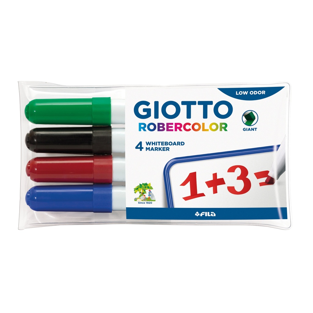 Whiteboard-Marker mit Keilspitze, 4er-Pack