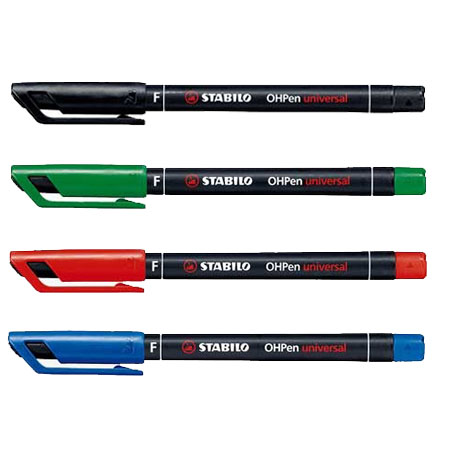 MULTI-PURPOSE PERMANENT MARKERS, CASE OF 4