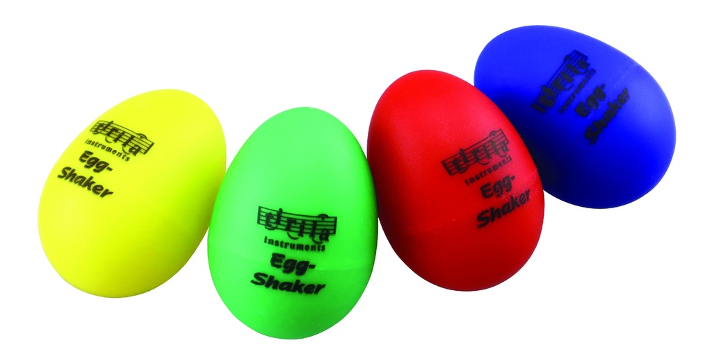 Maracas-Eier, 4er-Set, sortiert