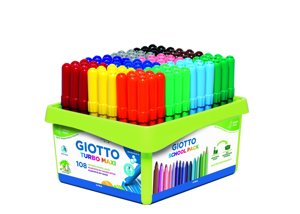 TURBO MAXI MARKER, BOX MIT 108 STÜCK