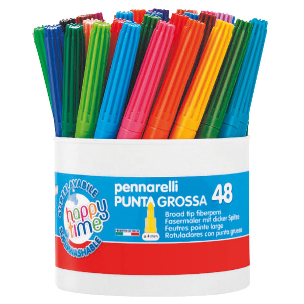MARQ. COLORIAGE POT DE 48 ASS.