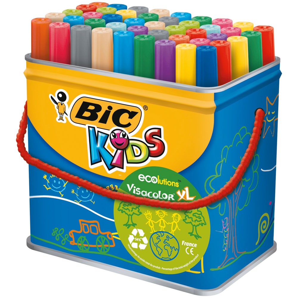 MARQUEURS VISACOLOR XL POT DE 48