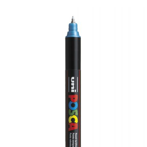 POSCA EXTRA FEINER PC1MR-MARKER, METALLBLAU