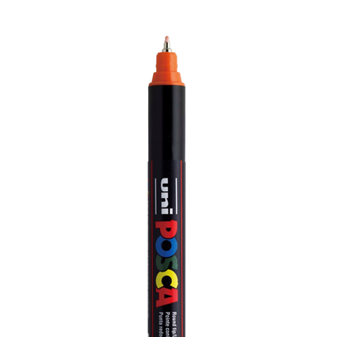POSCA EXTRA FEINER PC1MR-MARKER, DUNKEL ORANGE