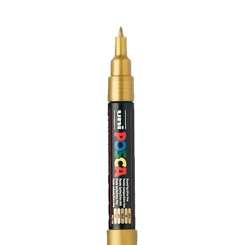 MARQUEUR POSCA FIN PC1MC, OR