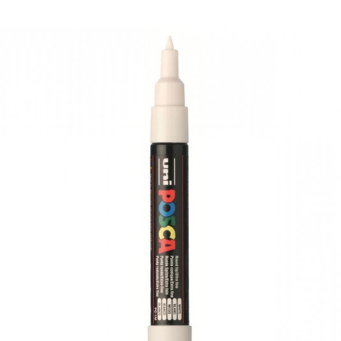 POSCA FINE PC1MC MARKER, WHITE