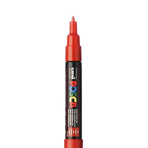 POSCA FEINER PC1MC-MARKER, ROT
