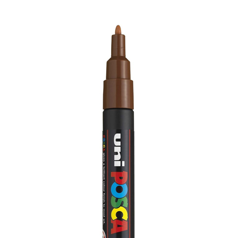 POSCA PC3M MARKER, BROWN