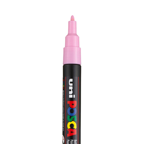 MARQUEUR POSCA PC3M, ROSE CLAIR