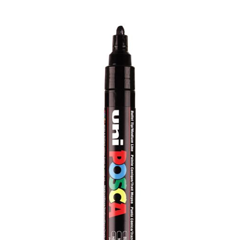 POSCA PC5M MARKER, BLACK