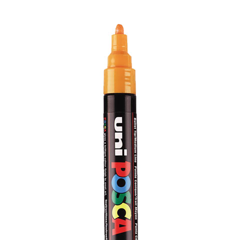 MARQUEUR POSCA PC5M, ORANGE