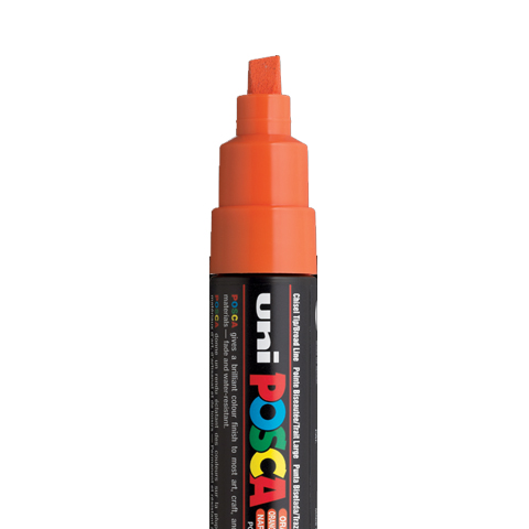 POSCA PC8K MARKER, DUNKEL ORANGE