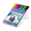 TRIPLUS COLOR MARKERS, BOX OF 10