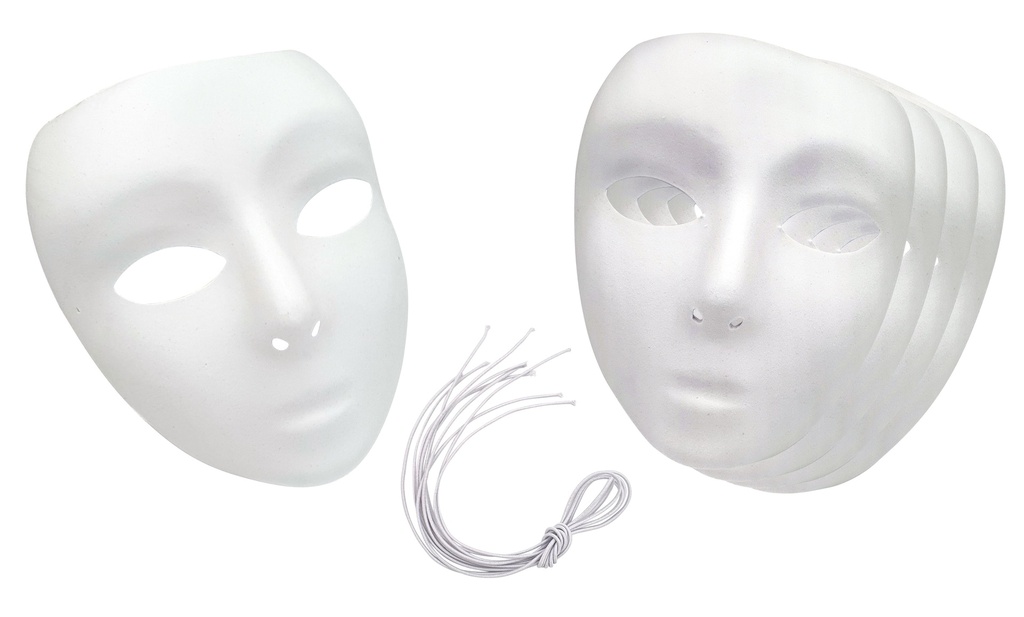 KINDERMASKER VAN PLASTIC, MAAT 10