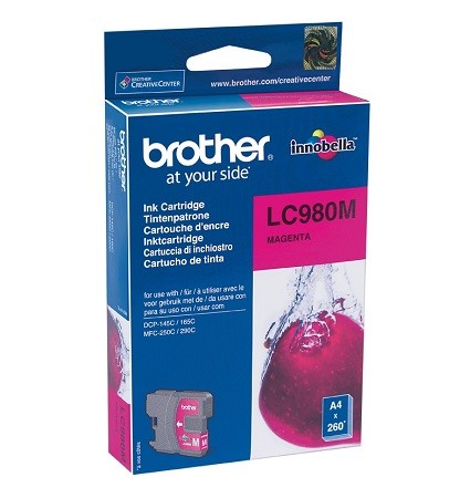 CARTOUCHE BROTHER LC980M MAGENTA