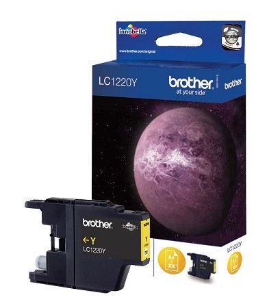 CARTOUCHE BROTHER LC1220 JAUNE