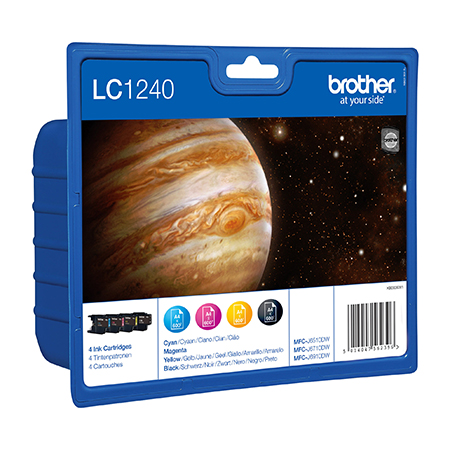 BROTHER LC1240 CARTRIDGES C/M/J/N