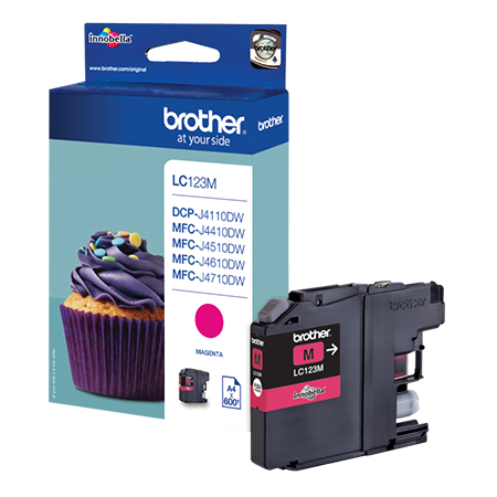CARTOUCHE BROTHER LC123 MAGENTA