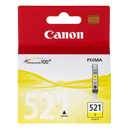 CANON CLI-521Y YELLOW CARTRIDGE