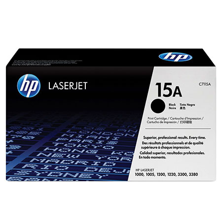HP15 LASERJET 1200 BLACK CARTRIDGE