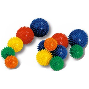HEDGEHOG BALLS, SET OF 4 ASS.