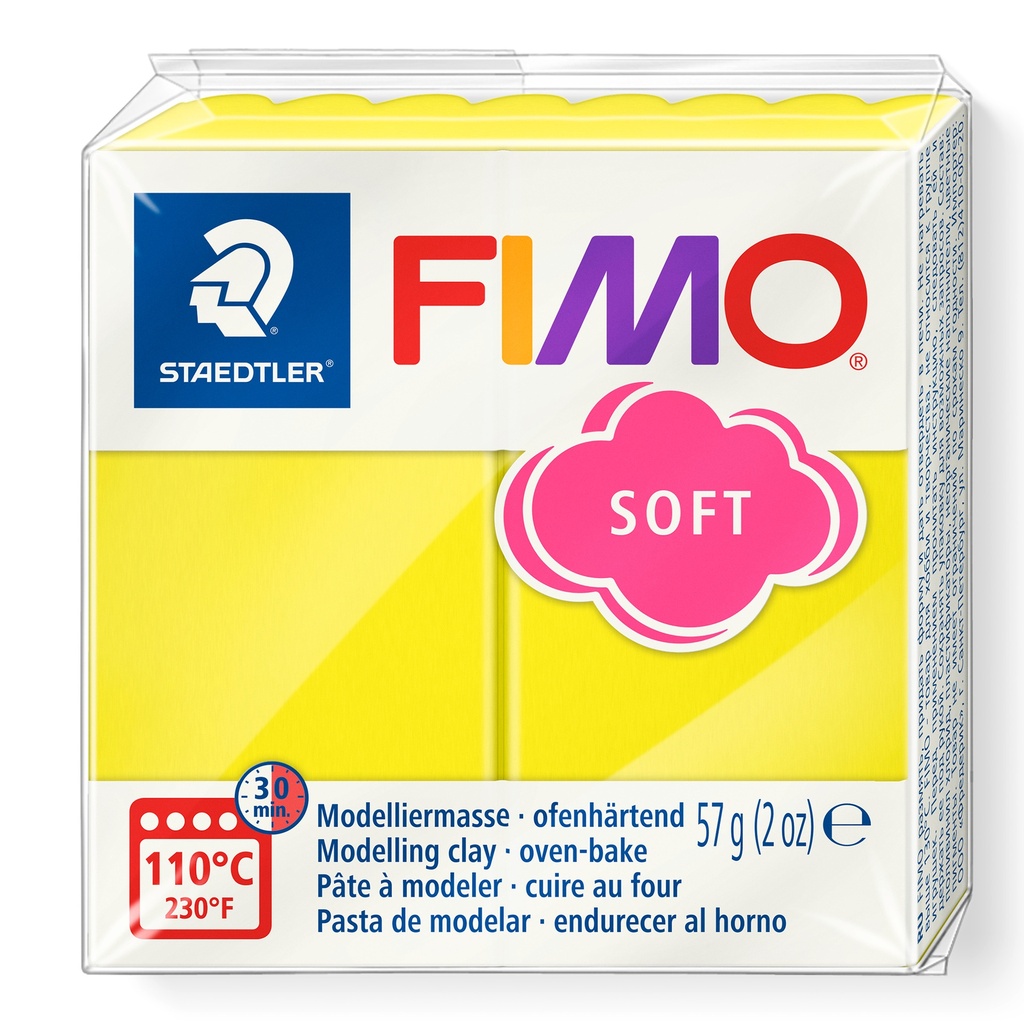 PATE FIMO SOFT BASE CITRON