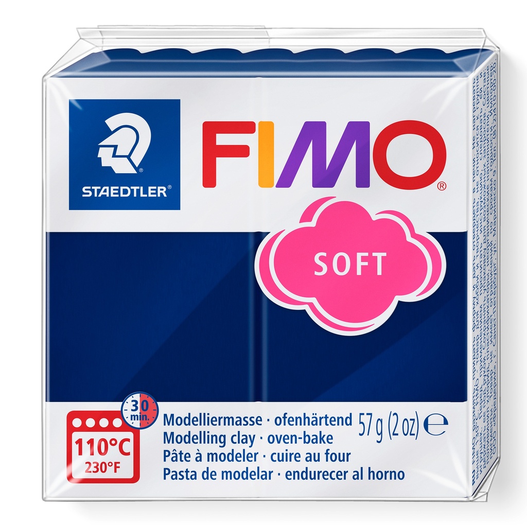 FIMO SOFT BASE DUNKELBLAU