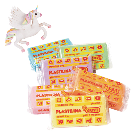 PASTEL MODELING CLAY, ASSORTMENT OF 6