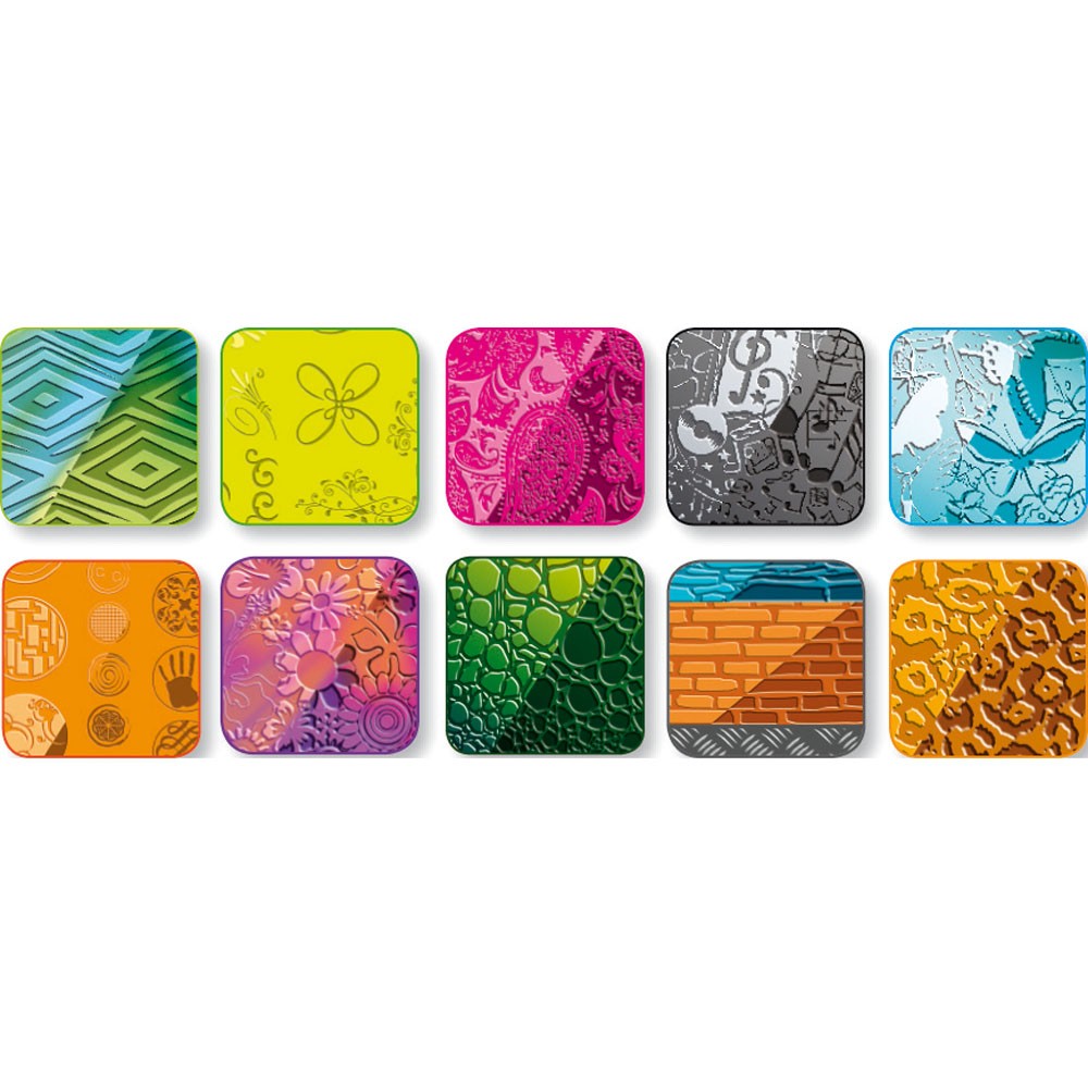 Textured Plates No. 2, Set of 10