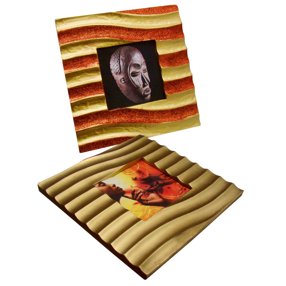 WAVY FRAME MOLD 16X16CM