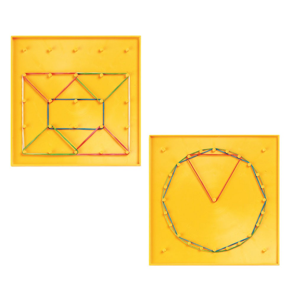2-ZIJDIG GEOPLAN 15X15CM 25 T/CIRKEL