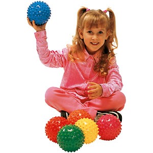 EASY GRIP BÄLLE, 6ER PACK SORT.
