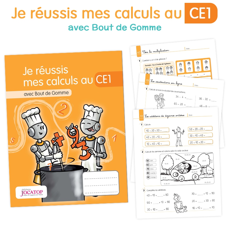 JE REUSSIS MES CALCULS, 2-3EMES PRIMAIRES