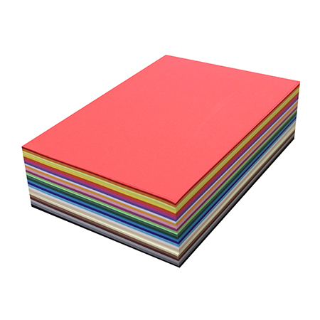 PAPIER DESSIN 25 COUL.ASS., 500 FEUILLES