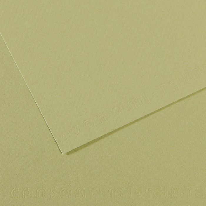 CANSON MI-TEINTE MANDELGRÜNES PAPIER