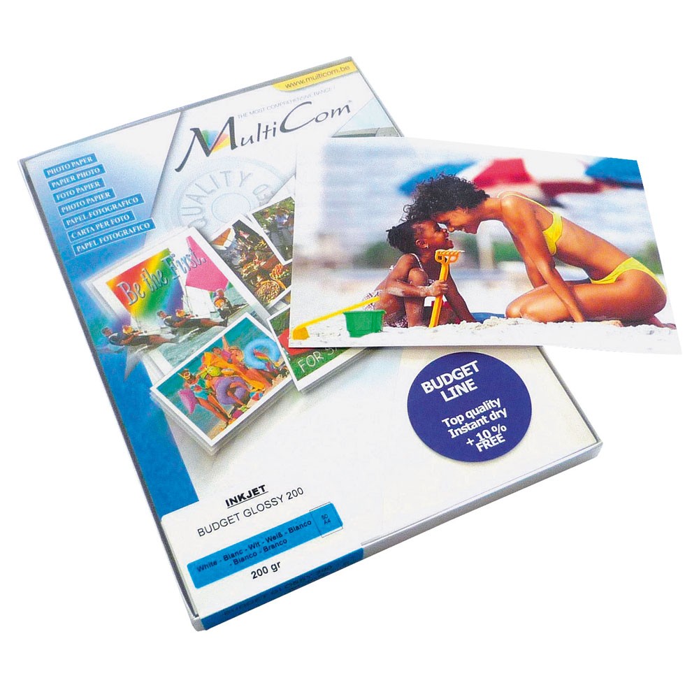 GLOSSY PHOTO PAPER A4 180G/100F