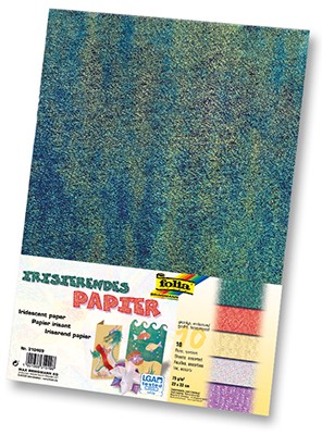 IRISIERENDES PAPIER 23X33CM, 10 BLÄTTER