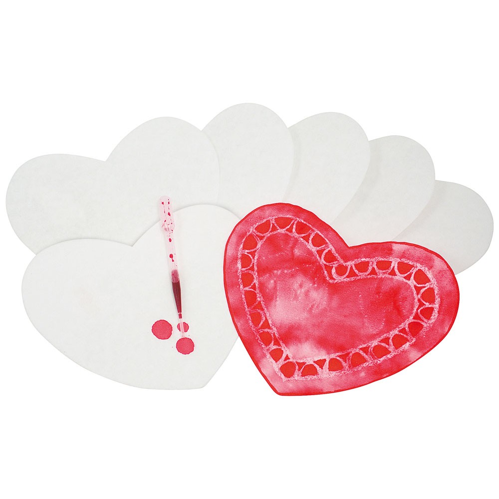 Herz-Diffusorpapier, 50er-Pack