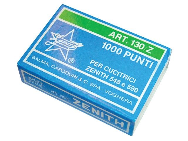 ZENITH STAPLES, BOX OF 1000