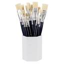 PLATTE KWASTEN, SET VAN 25