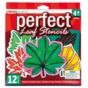 NATUURBLADEREN STENCILS, SET VAN 12
