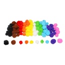 POMPONS À TROUS, 100 PCS