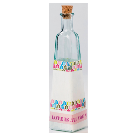 VERRE BOUTEILLE PYRAMIDE,LOT DE 6