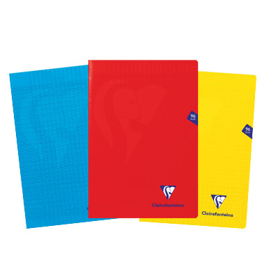 CLAIREFONTAINE A4 GELINEERD NOTITIEBOEK, 80 PAGINA'S.