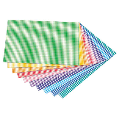 GINGHAM KARTON 50X70 CM, 10 VELLEN